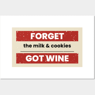 Christmas Wine Posters and Art